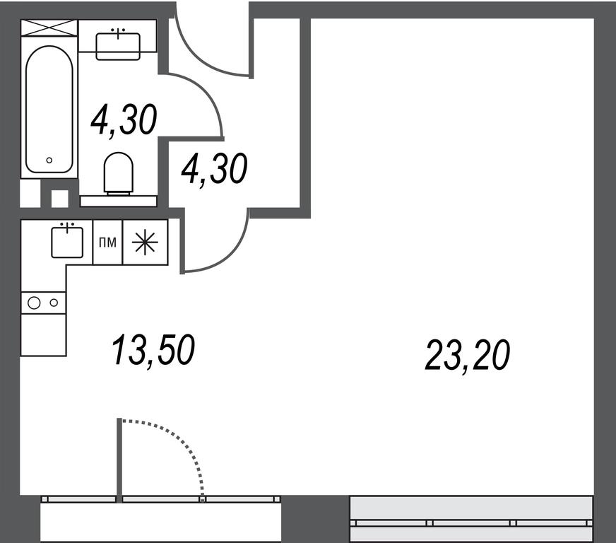 Apartment Sale, 45.3 sq. m. at AFI Park Voroncovskiy, Akademika Chelomeya Street, 7Ас2, Moscow, Russia #2 Apartment Sale, 45.3 sq. m. at AFI Park Voroncovskiy, Akademika Chelomeya Street, 7Ас2, Moscow, Russia #2