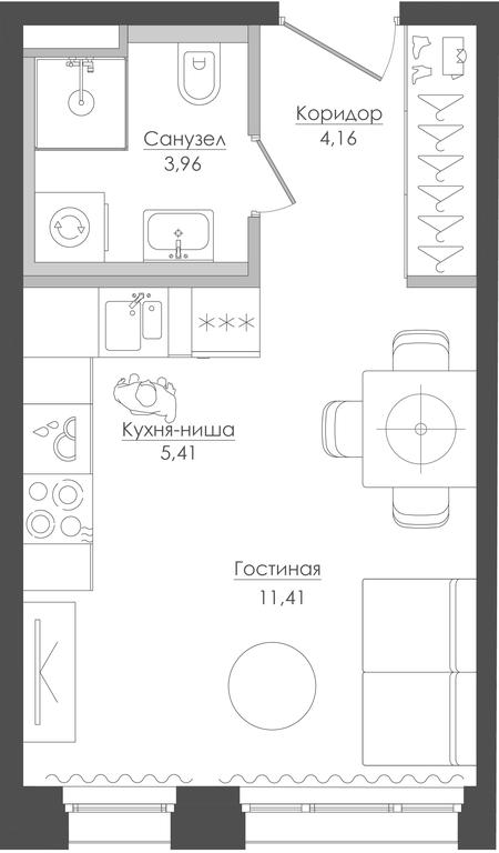 Apartment Sale, 25.08 sq. m. at Seliger City, Ilmenskiy Drive, 14к3, Moscow, Russia #1 Apartment Sale, 25.08 sq. m. at Seliger City, Ilmenskiy Drive, 14к3, Moscow, Russia #1