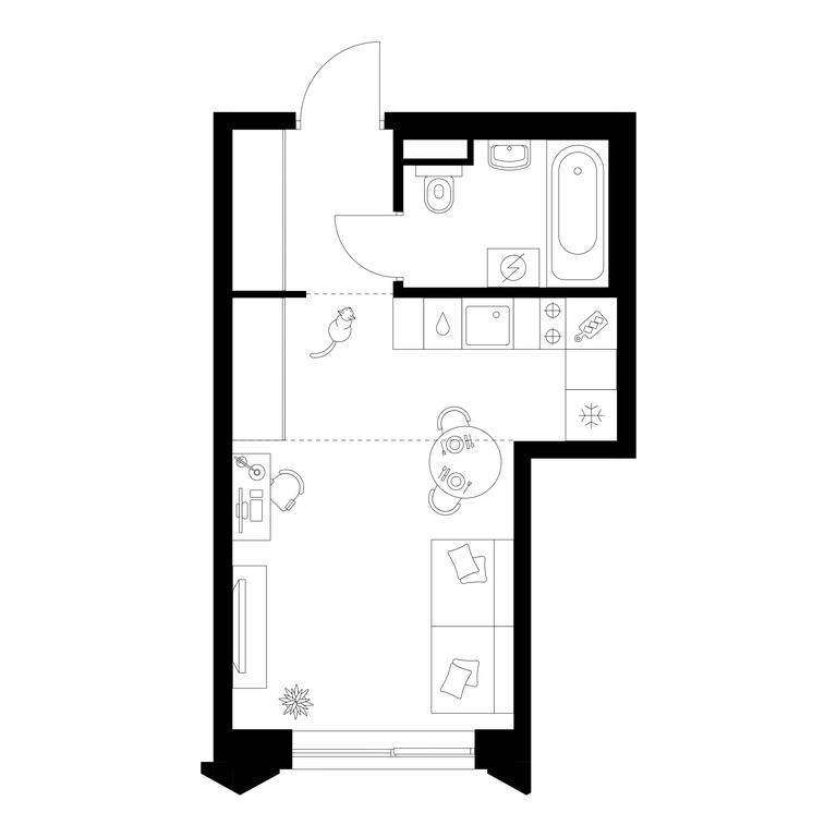 Apartment Sale, 25.4 sq. m. at Matveevskiy Park, Ochakovskoye Highway, вл3с11, Moscow, Russia #1 Apartment Sale, 25.4 sq. m. at Matveevskiy Park, Ochakovskoye Highway, вл3с11, Moscow, Russia #1