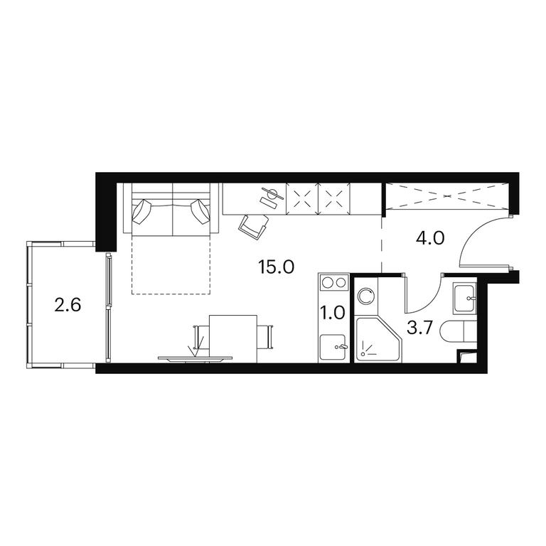 Apartment Sale, 26.3 sq. m. at Akvilon Signal (Akvilon Signal), Signalny Drive, 12, Moscow, Russia #1 Apartment Sale, 26.3 sq. m. at Akvilon Signal (Akvilon Signal), Signalny Drive, 12, Moscow, Russia #1