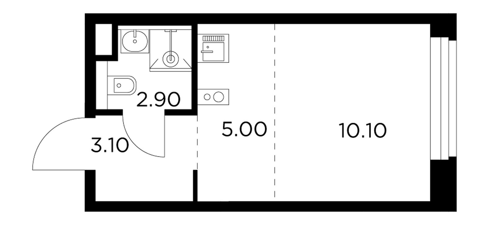 Apartment Sale, 21.1平方米 at Belyi Grad, Tsentralnaya Street, 1, Mytischi, Moscow Region, Russia #1 Apartment Sale, 21.1平方米 at Belyi Grad, Tsentralnaya Street, 1, Mytischi, Moscow Region, Russia #1