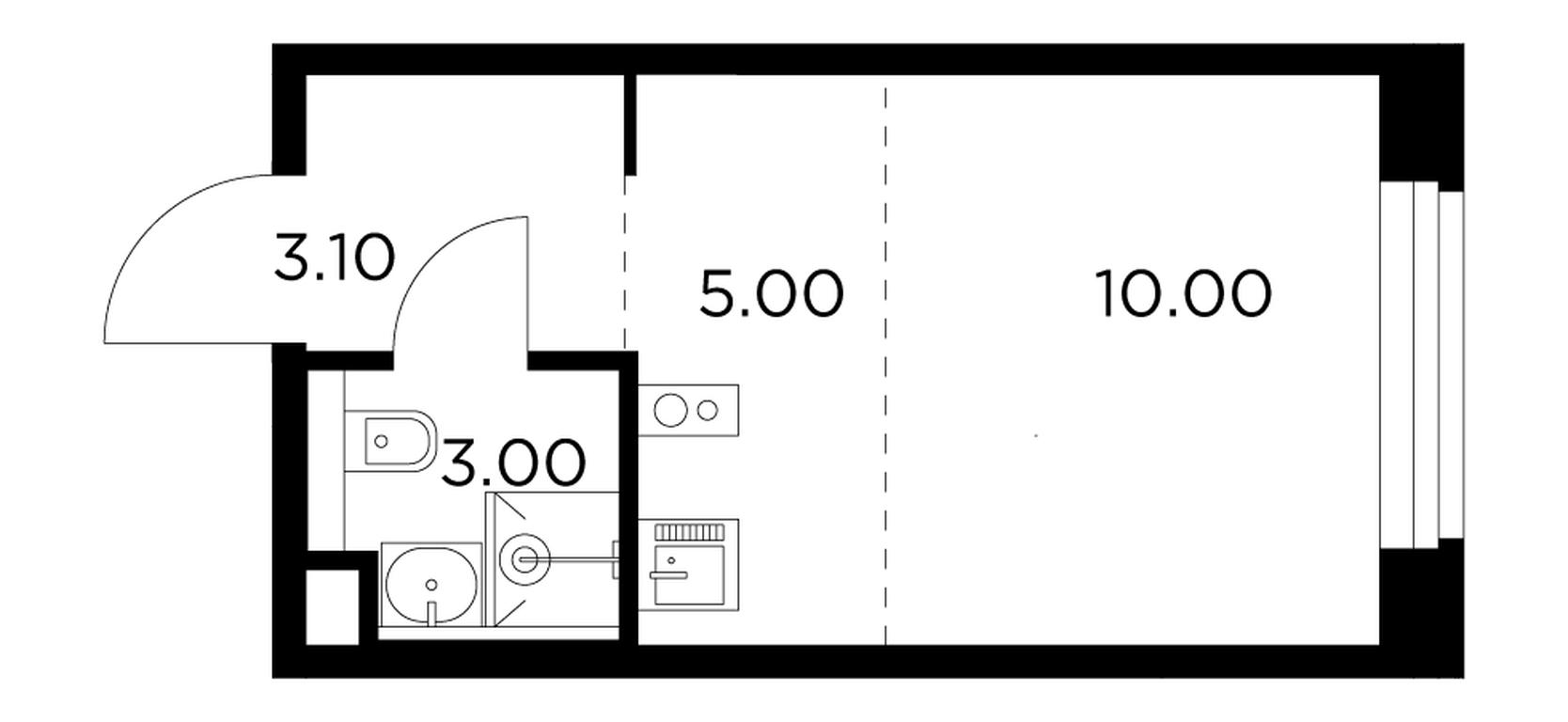 Apartment Sale, 21.1平方米 at Belyi Grad, Tsentralnaya Street, 1, Mytischi, Moscow Region, Russia #1 Apartment Sale, 21.1平方米 at Belyi Grad, Tsentralnaya Street, 1, Mytischi, Moscow Region, Russia #1