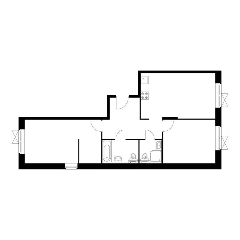 Продажа 2-комн. квартиры, 71 м² в ЖК «Солнцево парк», улица Лётчика Ульянина, 4, поселение Внуковское, Москва, Россия #1 Продажа 2-комн. квартиры, 71 м² в ЖК «Солнцево парк», улица Лётчика Ульянина, 4, поселение Внуковское, Москва, Россия #1