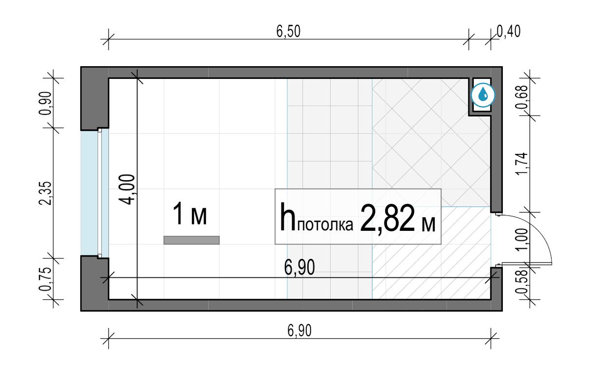Apartment Sale, 26.9 sq. m. at Belyi Grad, Tsentralnaya Street, 1, Mytischi, Moscow Region, Russia #2
