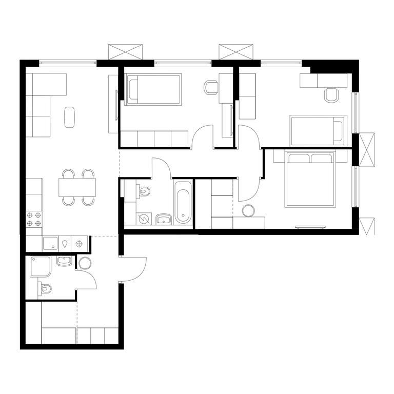 3-BD Apartment Sale, 79.8 sq. m. at Yauza Park, ulitsa Kolontsova, 4, Mytischi, Moscow Region, Russia #1 3-BD Apartment Sale, 79.8 sq. m. at Yauza Park, ulitsa Kolontsova, 4, Mytischi, Moscow Region, Russia #1