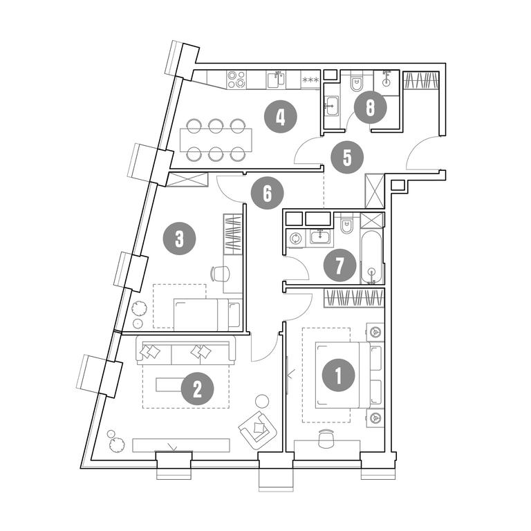 Продажа 2-комн. квартиры, 87,6 м² в ЖК «Мираполис», проспект Мира, 222Ас9, Москва, Россия #1 Продажа 2-комн. квартиры, 87,6 м² в ЖК «Мираполис», проспект Мира, 222Ас9, Москва, Россия #1