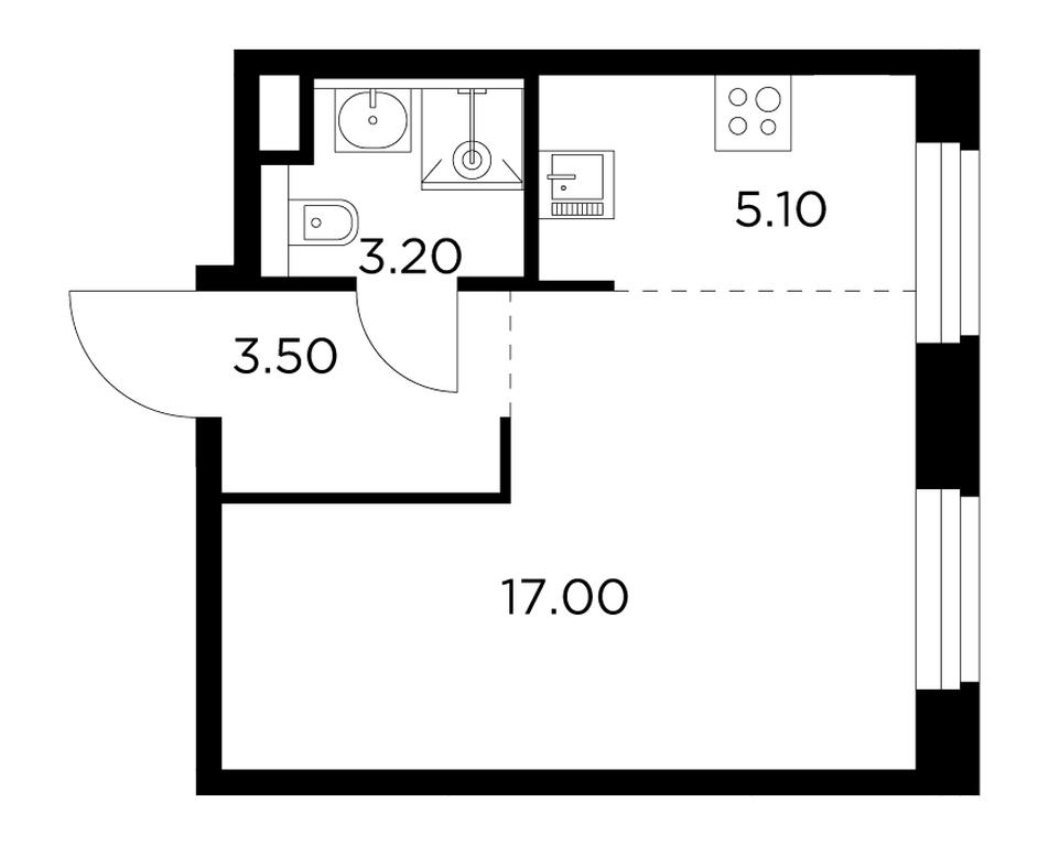 Apartment Sale, 28.8平方米 at Belyi Grad, Tsentralnaya Street, 1, Mytischi, Moscow Region, Russia #1 Apartment Sale, 28.8平方米 at Belyi Grad, Tsentralnaya Street, 1, Mytischi, Moscow Region, Russia #1