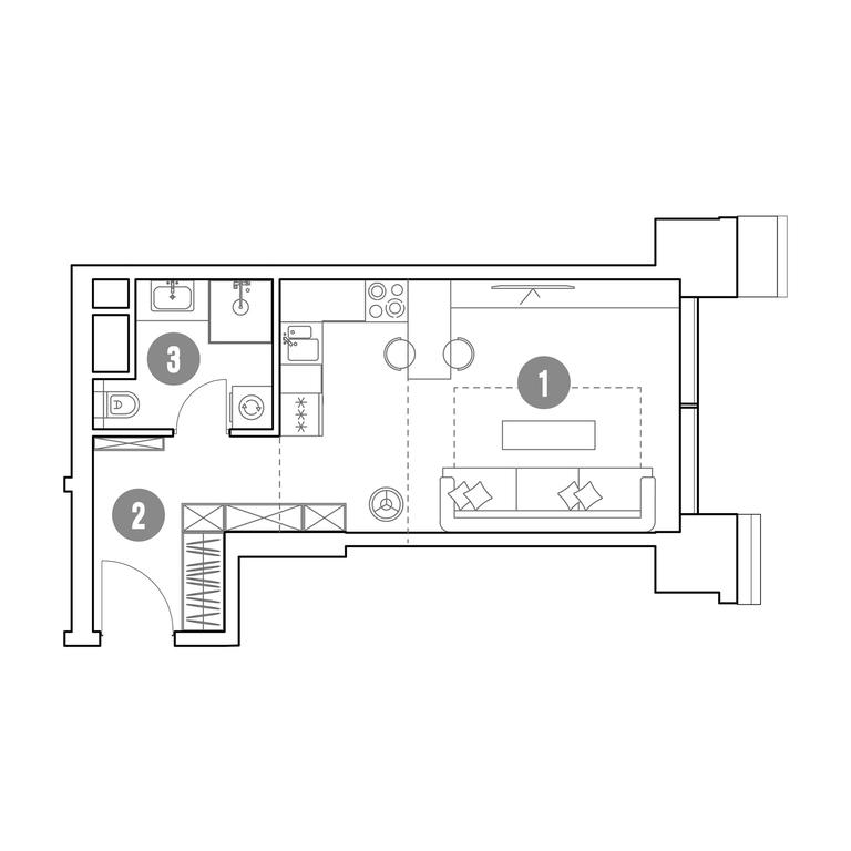 Apartment Sale, 30.6平方米 at Mirapolis, Mira Avenue, 222Ас9, Moscow, Russia #1 Apartment Sale, 30.6平方米 at Mirapolis, Mira Avenue, 222Ас9, Moscow, Russia #1