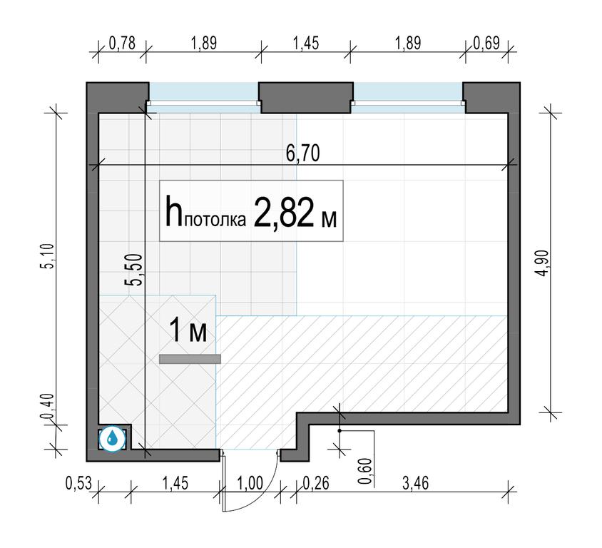 1-BD Apartment Sale, 33.3平方米 at Belyi Grad, Tsentralnaya Street, 1, Mytischi, Moscow Region, Russia #2 1-BD Apartment Sale, 33.3平方米 at Belyi Grad, Tsentralnaya Street, 1, Mytischi, Moscow Region, Russia #2
