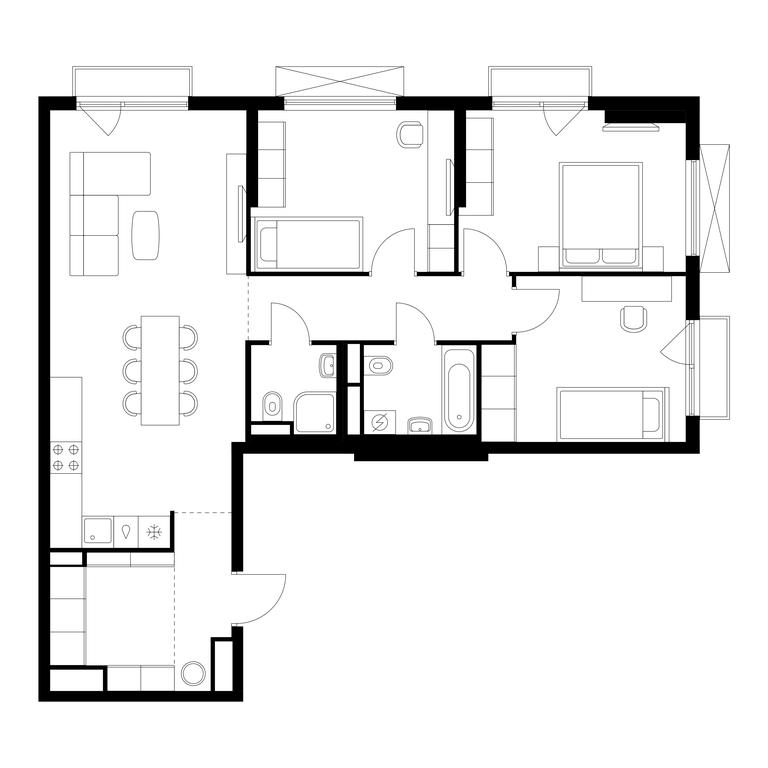3-BD Apartment Sale, 84.5 sq. m. at Yauza Park, ulitsa Kolontsova, 4, Mytischi, Moscow Region, Russia #1 3-BD Apartment Sale, 84.5 sq. m. at Yauza Park, ulitsa Kolontsova, 4, Mytischi, Moscow Region, Russia #1