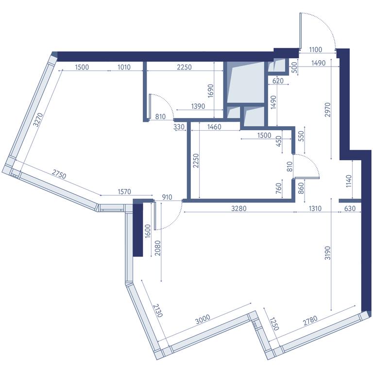 1-BD Apartment Sale, 56.8 sq. m. at HideOut, 3rd Setunsky Drive, Moscow, Russia #2 1-BD Apartment Sale, 56.8 sq. m. at HideOut, 3rd Setunsky Drive, Moscow, Russia #2