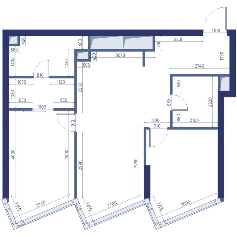 2-BD Apartment Sale, 71.5平方米 at HideOut, 3rd Setunsky Drive, Moscow, Russia #2