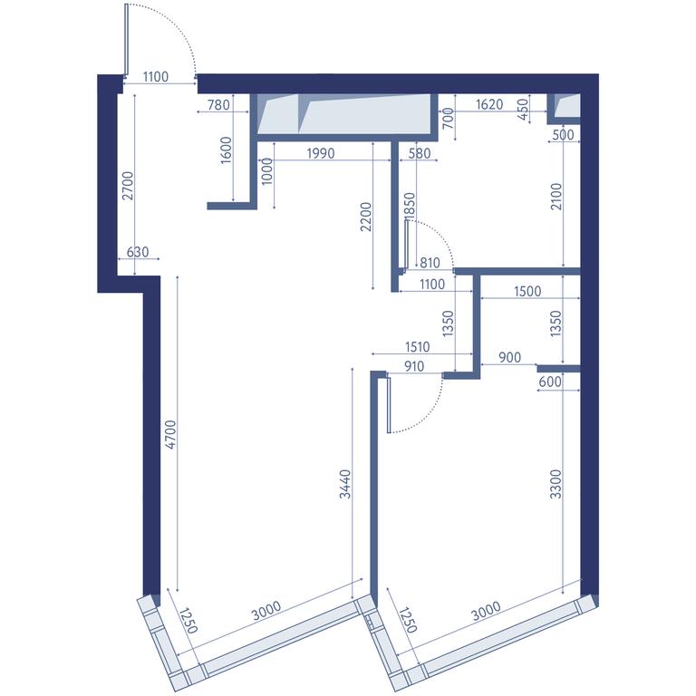 1-BD Apartment Sale, 48 sq. m. at HideOut, 3rd Setunsky Drive, Moscow, Russia #1 1-BD Apartment Sale, 48 sq. m. at HideOut, 3rd Setunsky Drive, Moscow, Russia #1