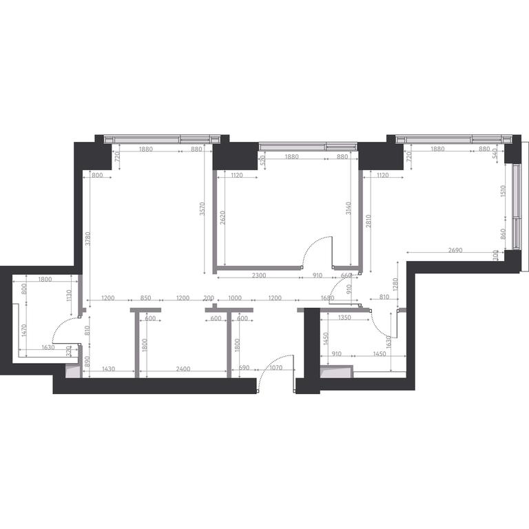 2-BD Apartment Sale, 64.2平方米 at Hide, 1st Setunsky Drive, вл6, Moscow, Russia #2 2-BD Apartment Sale, 64.2平方米 at Hide, 1st Setunsky Drive, вл6, Moscow, Russia #2