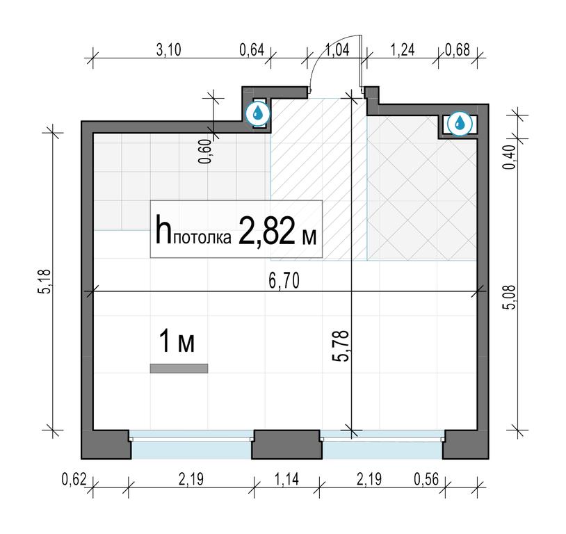 1-BD Apartment Sale, 35.4 sq. m. at Belyi Grad, Tsentralnaya Street, 1, Mytischi, Moscow Region, Russia #2 1-BD Apartment Sale, 35.4 sq. m. at Belyi Grad, Tsentralnaya Street, 1, Mytischi, Moscow Region, Russia #2