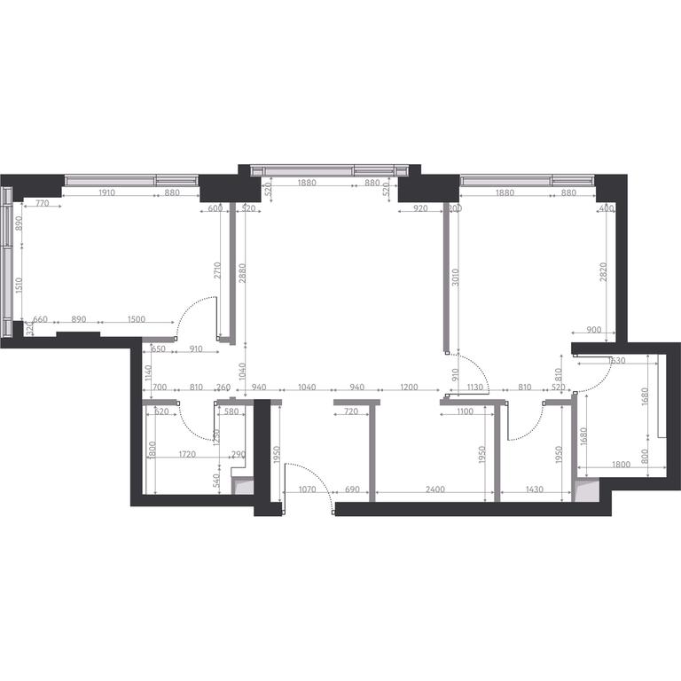 2-BD Apartment Sale, 66.7平方米 at Hide, 1st Setunsky Drive, вл6, Moscow, Russia #2 2-BD Apartment Sale, 66.7平方米 at Hide, 1st Setunsky Drive, вл6, Moscow, Russia #2