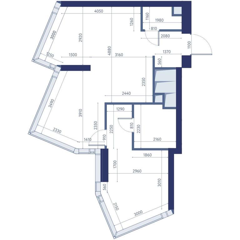 1-BD Apartment Sale, 54.8平方米 at HideOut, 3rd Setunsky Drive, Moscow, Russia #2