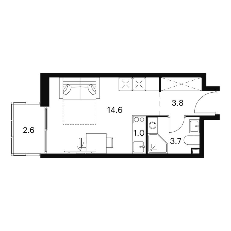 Apartment Sale, 25.7 sq. m. at Akvilon Signal (Akvilon Signal), Signalny Drive, 12, Moscow, Russia #1 Apartment Sale, 25.7 sq. m. at Akvilon Signal (Akvilon Signal), Signalny Drive, 12, Moscow, Russia #1