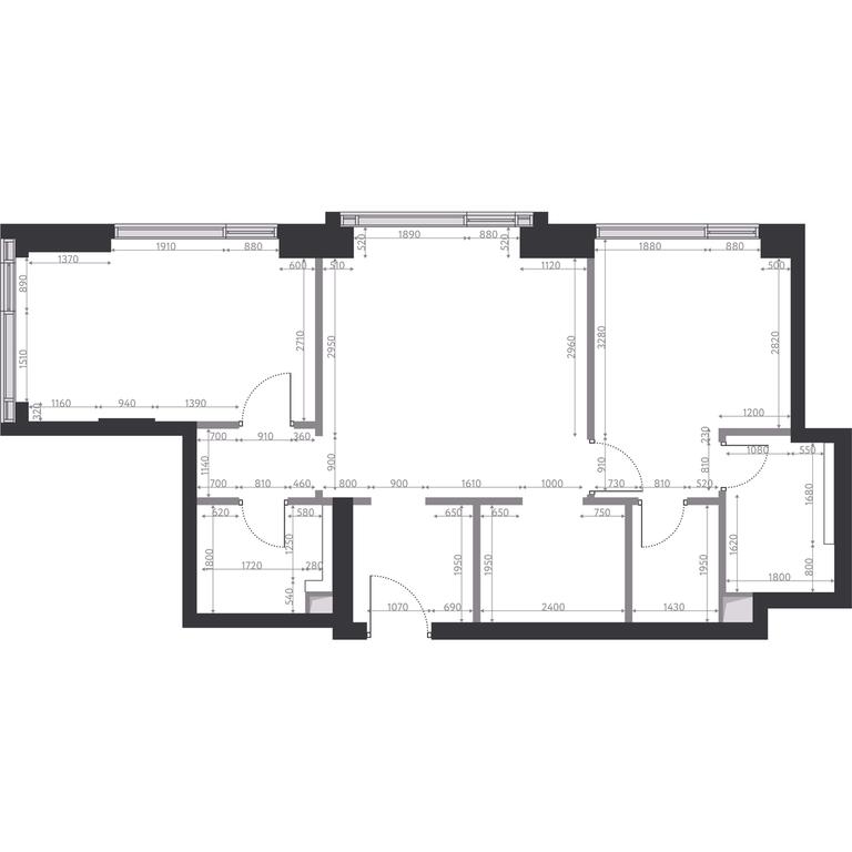 2-BD Apartment Sale, 68.6平方米 at Hide, 1st Setunsky Drive, вл6, Moscow, Russia #2
