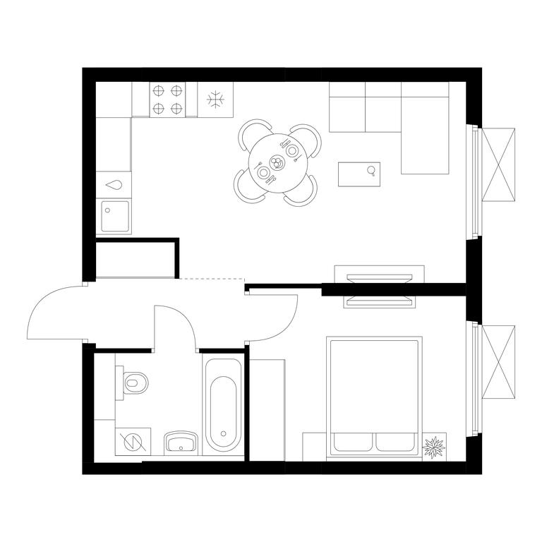 1-BD Apartment Sale, 37.4 sq. m. at Yaroslavskij kvartal, Yaroslavskiy Drive, 116, Korolyov, Moscow Region, Russia #1 1-BD Apartment Sale, 37.4 sq. m. at Yaroslavskij kvartal, Yaroslavskiy Drive, 116, Korolyov, Moscow Region, Russia #1