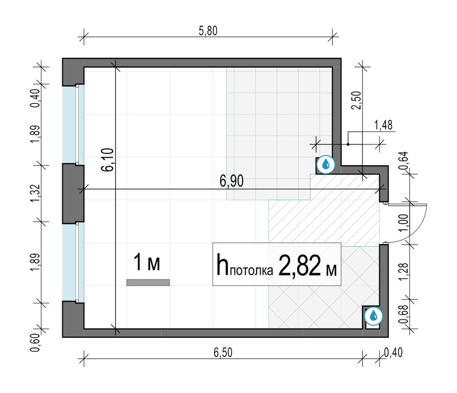 1-BD Apartment Sale, 38.1平方米 at Belyi Grad, Tsentralnaya Street, 1, Mytischi, Moscow Region, Russia #2 1-BD Apartment Sale, 38.1平方米 at Belyi Grad, Tsentralnaya Street, 1, Mytischi, Moscow Region, Russia #2