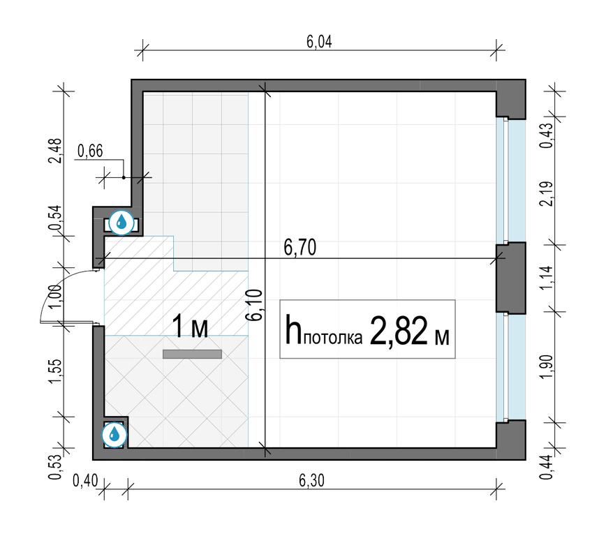 1-BD Apartment Sale, 38 sq. m. at Belyi Grad, Tsentralnaya Street, 1, Mytischi, Moscow Region, Russia #2 1-BD Apartment Sale, 38 sq. m. at Belyi Grad, Tsentralnaya Street, 1, Mytischi, Moscow Region, Russia #2