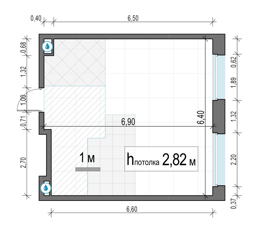 1-BD Apartment Sale, 41.9平方米 at Belyi Grad, Tsentralnaya Street, 1, Mytischi, Moscow Region, Russia #2