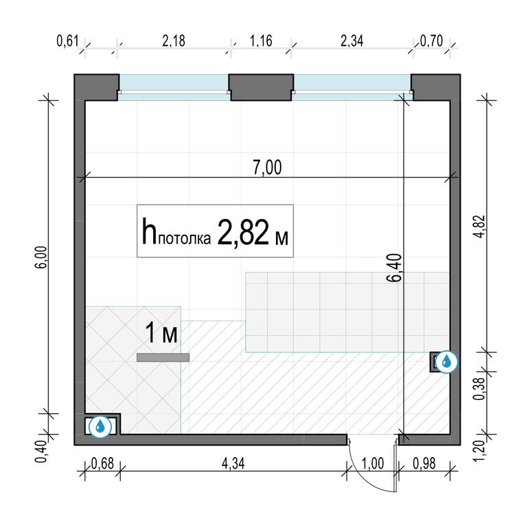 1-BD Apartment Sale, 43.2 sq. m. at Belyi Grad, Tsentralnaya Street, 1, Mytischi, Moscow Region, Russia #2 1-BD Apartment Sale, 43.2 sq. m. at Belyi Grad, Tsentralnaya Street, 1, Mytischi, Moscow Region, Russia #2