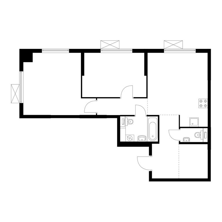 Продажа 2-комн. квартиры, 66,1 м² в ЖК «Волжский парк», 1-й Грайвороновский проезд, 3с11, Москва, Россия #1 Продажа 2-комн. квартиры, 66,1 м² в ЖК «Волжский парк», 1-й Грайвороновский проезд, 3с11, Москва, Россия #1
