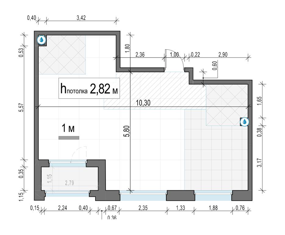2-BD Apartment Sale, 59.1平方米 at Belyi Grad, Tsentralnaya Street, 1, Mytischi, Moscow Region, Russia #2 2-BD Apartment Sale, 59.1平方米 at Belyi Grad, Tsentralnaya Street, 1, Mytischi, Moscow Region, Russia #2