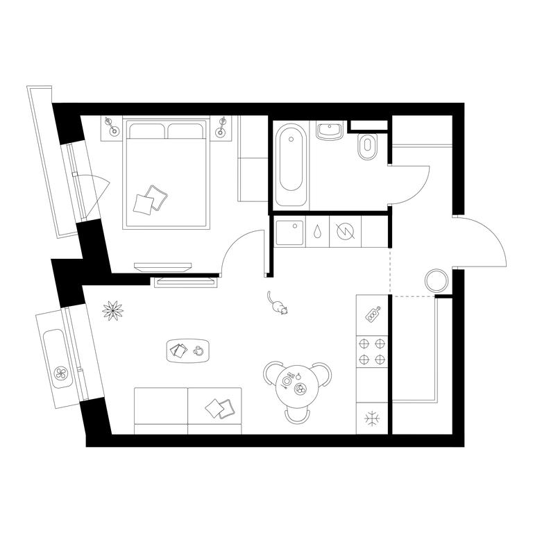 1-BD Apartment Sale, 39.2 sq. m. at Salarevo Park, Salaryevskaya Street, 8к1, Moskovskiy Settlement, Moscow, Russia #1 1-BD Apartment Sale, 39.2 sq. m. at Salarevo Park, Salaryevskaya Street, 8к1, Moskovskiy Settlement, Moscow, Russia #1