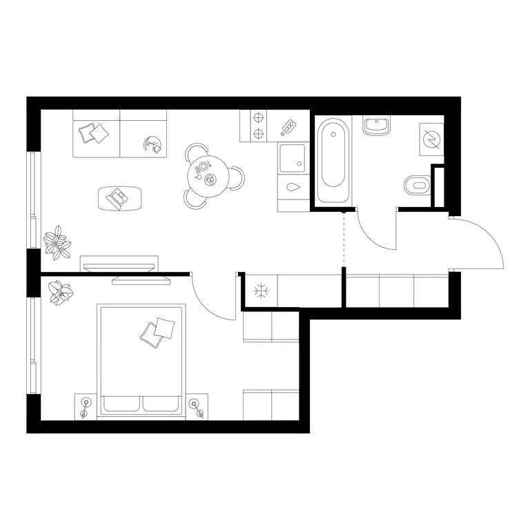 1-BD Apartment Sale, 36.2 sq. m. at Salarevo Park, Salaryevskaya Street, 8к1, Moskovskiy Settlement, Moscow, Russia #1 1-BD Apartment Sale, 36.2 sq. m. at Salarevo Park, Salaryevskaya Street, 8к1, Moskovskiy Settlement, Moscow, Russia #1