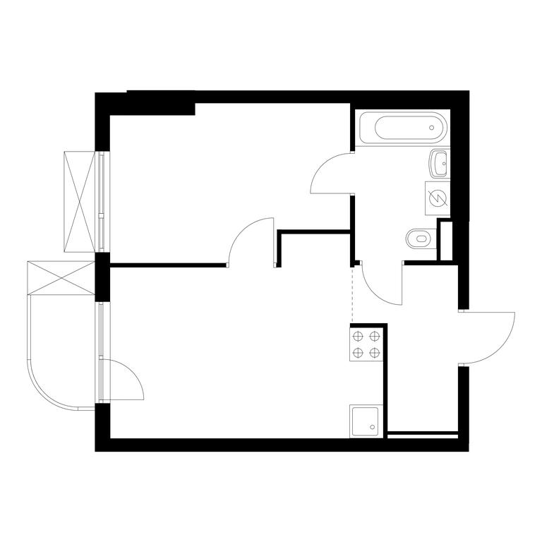 1-BD Apartment Sale, 35.6平方米 at Ilinskie Luga, Zapovednaya Street, 1, posyolok Ilyinskoye-Usovo, Krasnogorsk City District, Moscow Region, Russia #1 1-BD Apartment Sale, 35.6平方米 at Ilinskie Luga, Zapovednaya Street, 1, posyolok Ilyinskoye-Usovo, Krasnogorsk City District, Moscow Region, Russia #1