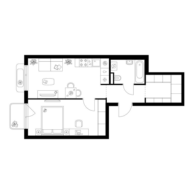 1-BD Apartment Sale, 42.7 sq. m. at Ilinskie Luga, Zapovednaya Street, 1, posyolok Ilyinskoye-Usovo, Krasnogorsk City District, Moscow Region, Russia #1 1-BD Apartment Sale, 42.7 sq. m. at Ilinskie Luga, Zapovednaya Street, 1, posyolok Ilyinskoye-Usovo, Krasnogorsk City District, Moscow Region, Russia #1