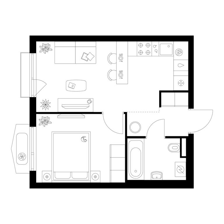 1-BD Apartment Sale, 34.6 sq. m. at Ilinskie Luga, Zapovednaya Street, 1, posyolok Ilyinskoye-Usovo, Krasnogorsk City District, Moscow Region, Russia #1 1-BD Apartment Sale, 34.6 sq. m. at Ilinskie Luga, Zapovednaya Street, 1, posyolok Ilyinskoye-Usovo, Krasnogorsk City District, Moscow Region, Russia #1