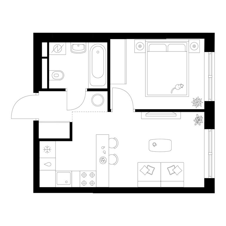 1-BD Apartment Sale, 31.63 sq. m. at Ilinskie Luga, Zapovednaya Street, 1, posyolok Ilyinskoye-Usovo, Krasnogorsk City District, Moscow Region, Russia #2 1-BD Apartment Sale, 31.63 sq. m. at Ilinskie Luga, Zapovednaya Street, 1, posyolok Ilyinskoye-Usovo, Krasnogorsk City District, Moscow Region, Russia #2