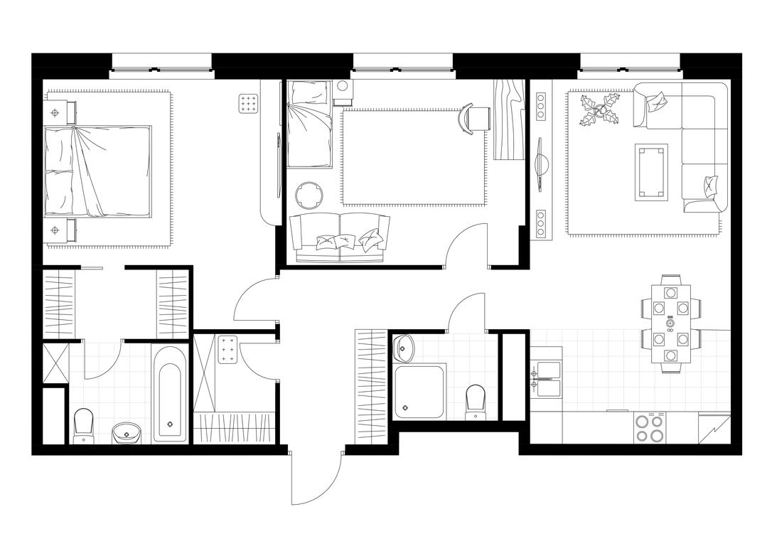 2-BD Apartment Sale, 79.2平方米 at Rezidentsii Skolkovo, Kashtanovaya ulitsa, 1, rabochiy posyolok Zarechye, Odintsovskiy City District, Moscow Region, Russia #1 2-BD Apartment Sale, 79.2平方米 at Rezidentsii Skolkovo, Kashtanovaya ulitsa, 1, rabochiy posyolok Zarechye, Odintsovskiy City District, Moscow Region, Russia #1