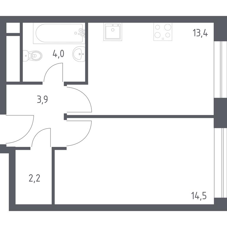 Apartment Sale, 38 sq. m. at Veresk, 3rd Khoroshyovskaya Street, вл19с3к1, Moscow, Russia #1 Apartment Sale, 38 sq. m. at Veresk, 3rd Khoroshyovskaya Street, вл19с3к1, Moscow, Russia #1