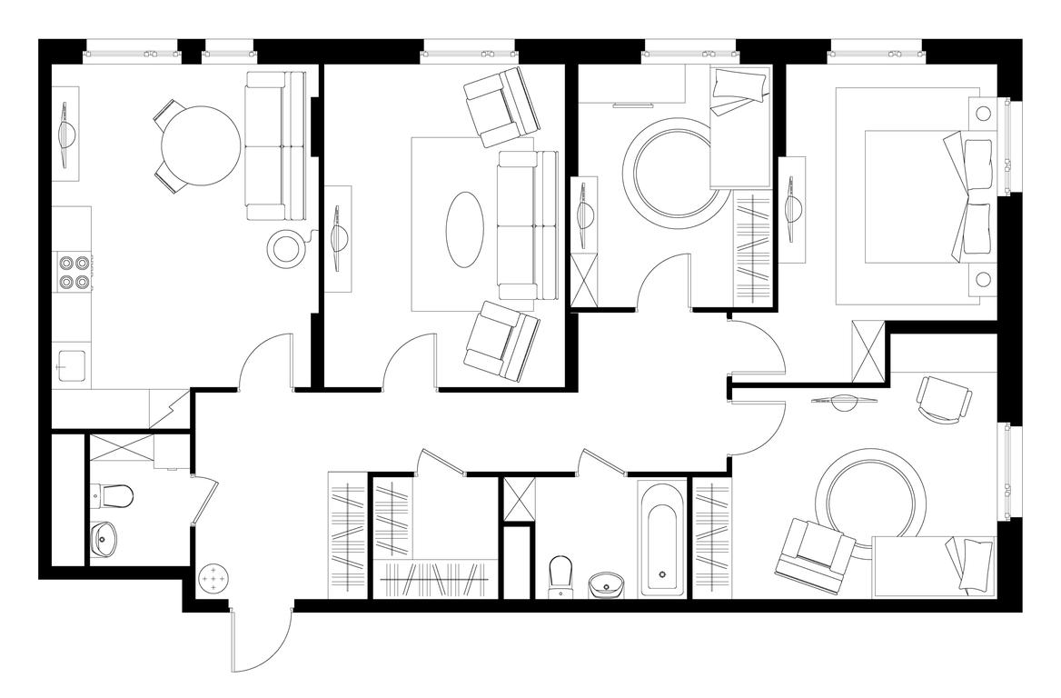 4-BD Apartment Sale, 108.6平方米 at Peredelkino Blizhnee, Korneya Chukovskogo Street, 1, Vnukovskoye Settlement, Moscow, Russia #1 4-BD Apartment Sale, 108.6平方米 at Peredelkino Blizhnee, Korneya Chukovskogo Street, 1, Vnukovskoye Settlement, Moscow, Russia #1