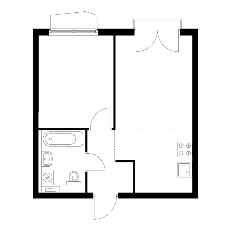 1-BD Apartment Sale, 37.1 sq. m. at Holland Park, Volokolamskoye Highway, 71/13к1, Moscow, Russia #2 1-BD Apartment Sale, 37.1 sq. m. at Holland Park, Volokolamskoye Highway, 71/13к1, Moscow, Russia #2
