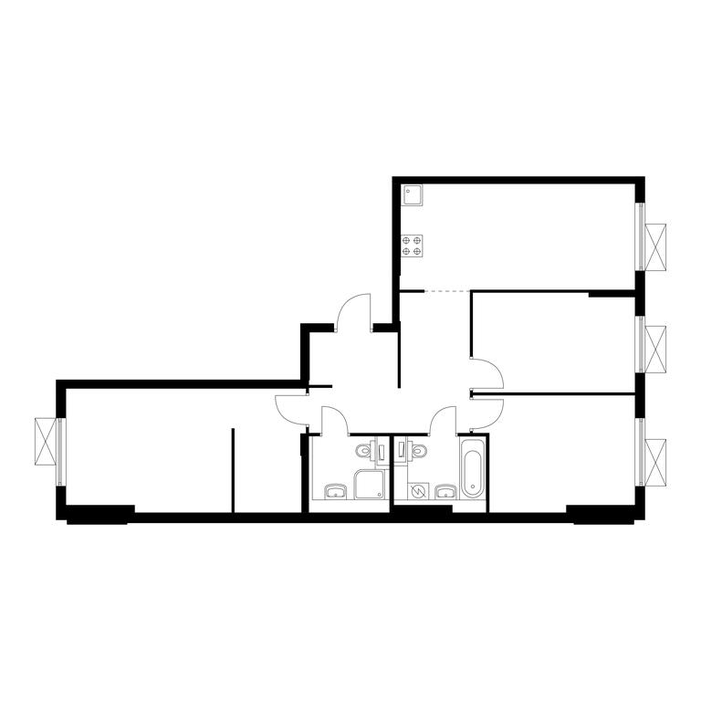 Продажа 3-комн. квартиры, 80,5 м² в ЖК «Восточное Бутово», Крымская улица, 13, рабочий посёлок Боброво, Ленинский городской округ, Московская область, Россия #1 Продажа 3-комн. квартиры, 80,5 м² в ЖК «Восточное Бутово», Крымская улица, 13, рабочий посёлок Боброво, Ленинский городской округ, Московская область, Россия #1