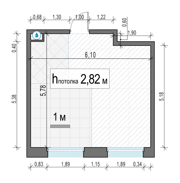 1-BD Apartment Sale, 33.1 sq. m. at Belyi Grad, Tsentralnaya Street, 1, Mytischi, Moscow Region, Russia #2 1-BD Apartment Sale, 33.1 sq. m. at Belyi Grad, Tsentralnaya Street, 1, Mytischi, Moscow Region, Russia #2