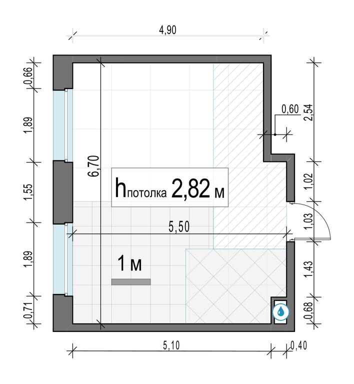1-BD Apartment Sale, 34平方米 at Belyi Grad, Tsentralnaya Street, 1, Mytischi, Moscow Region, Russia #2 1-BD Apartment Sale, 34平方米 at Belyi Grad, Tsentralnaya Street, 1, Mytischi, Moscow Region, Russia #2