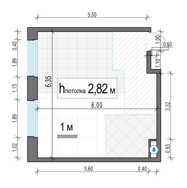 1-BD Apartment Sale, 34.1 sq. m. at Belyi Grad, Tsentralnaya Street, 1, Mytischi, Moscow Region, Russia #2 1-BD Apartment Sale, 34.1 sq. m. at Belyi Grad, Tsentralnaya Street, 1, Mytischi, Moscow Region, Russia #2