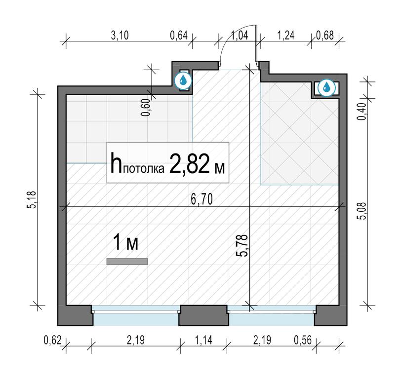 1-BD Apartment Sale, 35.2 sq. m. at Belyi Grad, Tsentralnaya Street, 1, Mytischi, Moscow Region, Russia #2 1-BD Apartment Sale, 35.2 sq. m. at Belyi Grad, Tsentralnaya Street, 1, Mytischi, Moscow Region, Russia #2
