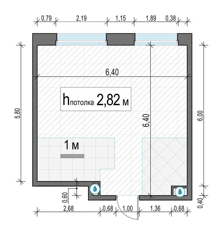 1-BD Apartment Sale, 38.1平方米 at Belyi Grad, Tsentralnaya Street, 1, Mytischi, Moscow Region, Russia #2 1-BD Apartment Sale, 38.1平方米 at Belyi Grad, Tsentralnaya Street, 1, Mytischi, Moscow Region, Russia #2