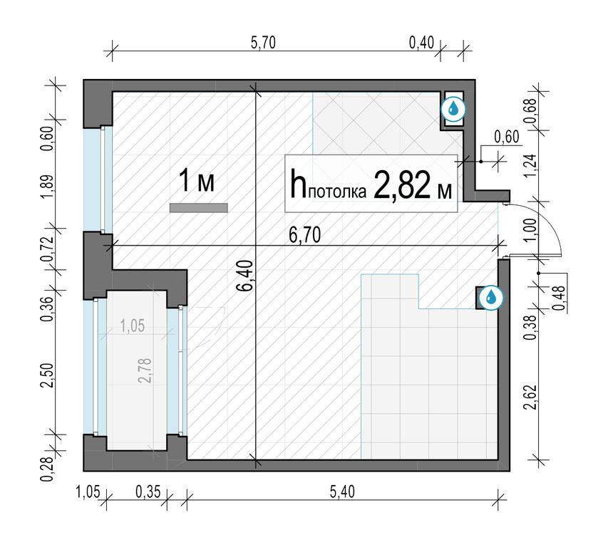 1-BD Apartment Sale, 37.7平方米 at Belyi Grad, Tsentralnaya Street, 1, Mytischi, Moscow Region, Russia #2 1-BD Apartment Sale, 37.7平方米 at Belyi Grad, Tsentralnaya Street, 1, Mytischi, Moscow Region, Russia #2