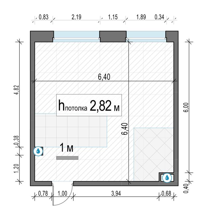 1-BD Apartment Sale, 39.2平方米 at Belyi Grad, Tsentralnaya Street, 1, Mytischi, Moscow Region, Russia #2