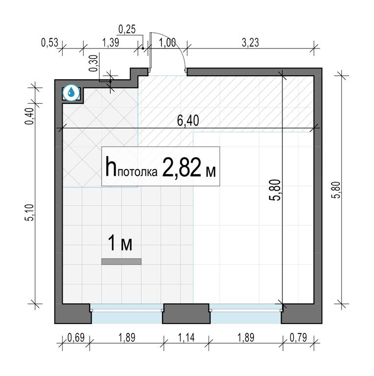 1-BD Apartment Sale, 35.2平方米 at Belyi Grad, Tsentralnaya Street, 1, Mytischi, Moscow Region, Russia #2 1-BD Apartment Sale, 35.2平方米 at Belyi Grad, Tsentralnaya Street, 1, Mytischi, Moscow Region, Russia #2