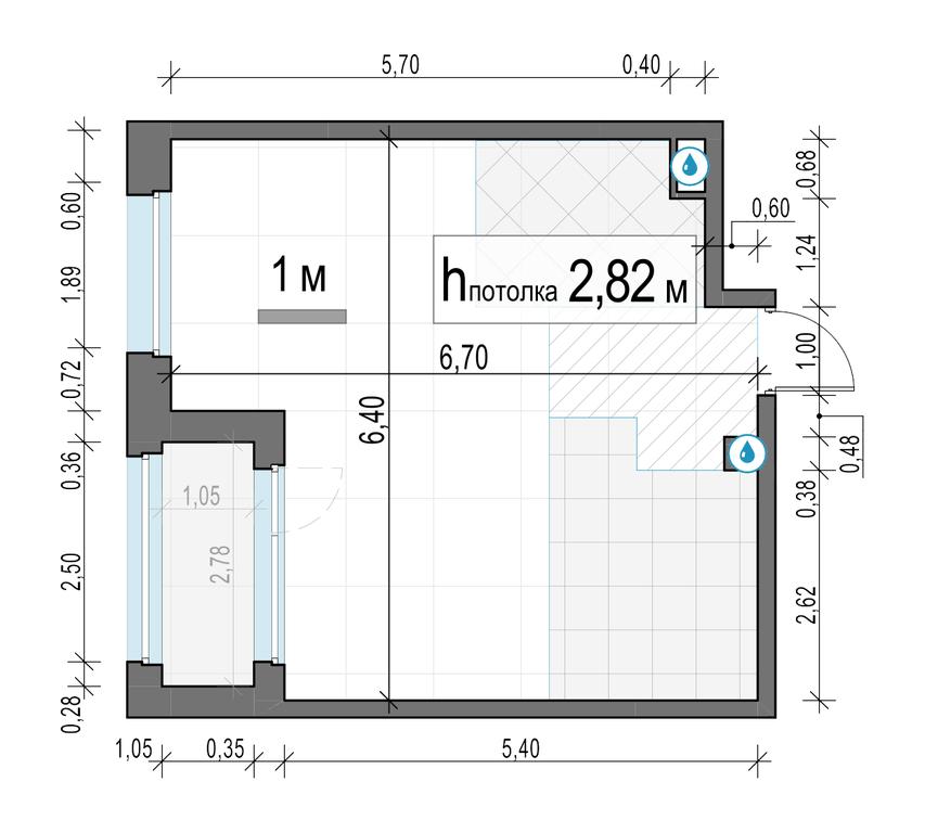 1-BD Apartment Sale, 37.7平方米 at Belyi Grad, Tsentralnaya Street, 1, Mytischi, Moscow Region, Russia #2 1-BD Apartment Sale, 37.7平方米 at Belyi Grad, Tsentralnaya Street, 1, Mytischi, Moscow Region, Russia #2